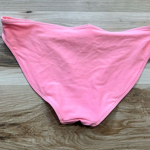 Aerie Coral Swim Bikini Bottoms Women’s Large - Picture 3 of 3